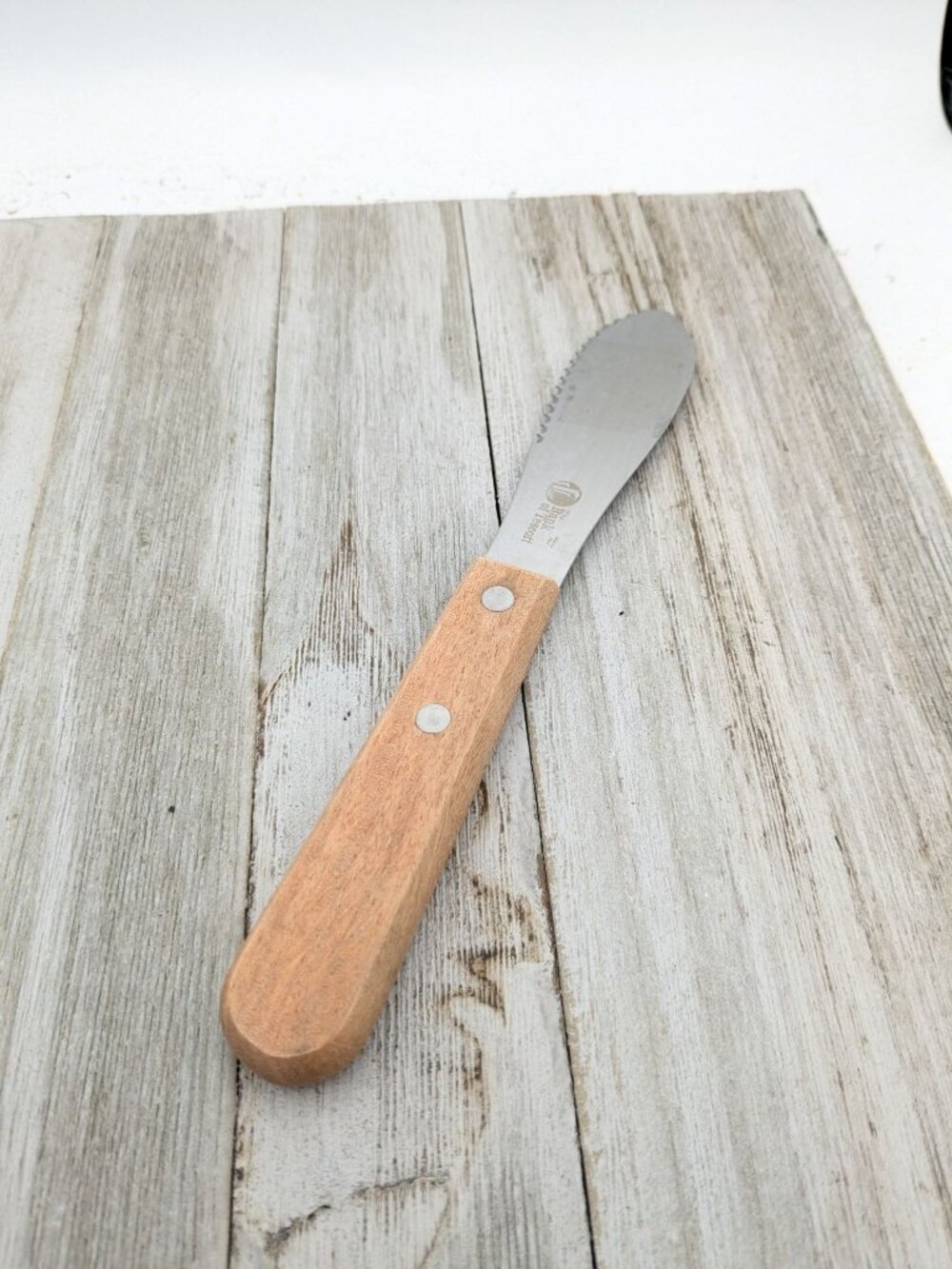 All Purpose Spreader Sandwich Knife Wood Handle 7 1/2" Stainless Steel